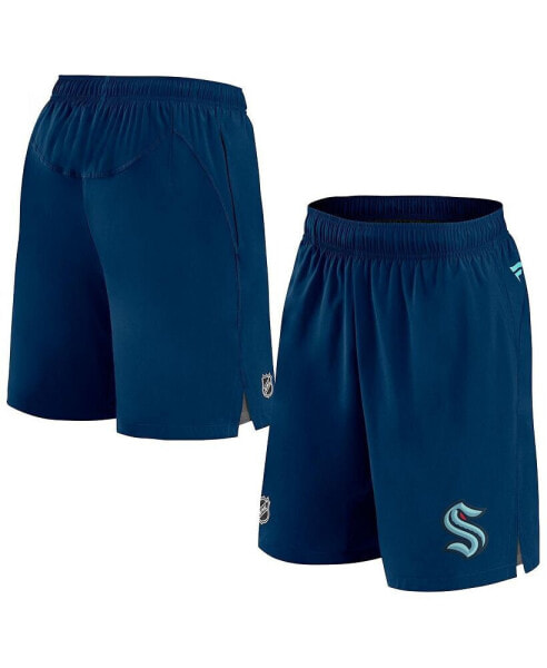 Men's Deep Sea Blue Seattle Kraken Authentic Pro Rink Shorts