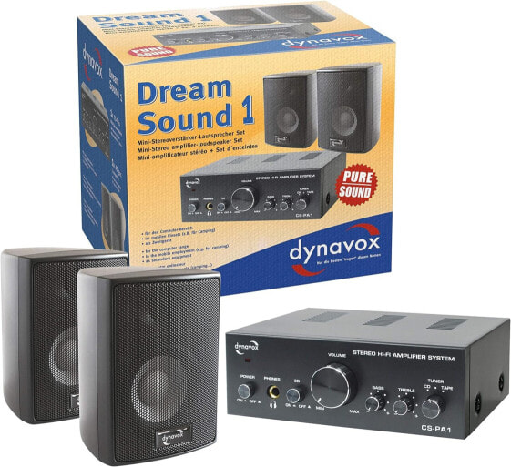 Музыкальный центр Dynavox Dream Sound Set I (Hifi Verstärker 100 Watt) schwarz