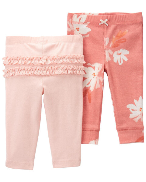 Baby 2-Pack Pull-On Pants 9M
