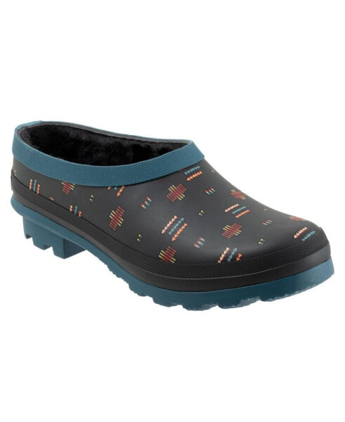 Women's Geo Toss Fur Clogs