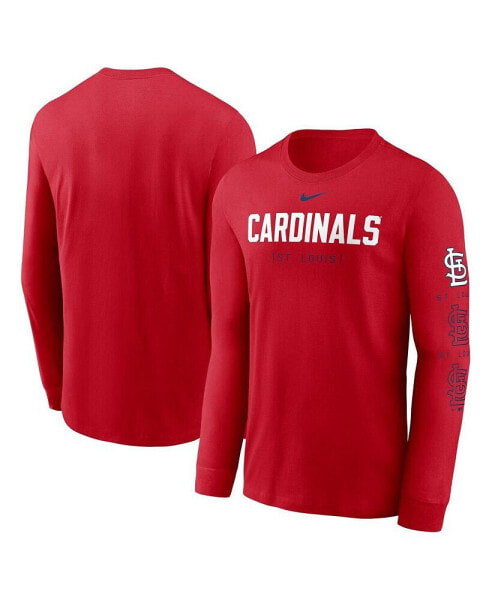 Men's Red St. Louis Cardinals Repeater Long Sleeve T-shirt