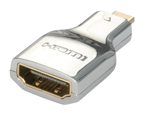 Lindy CROMO HDMI Micro Adapter - Micro HDMI - HDMI - Silver