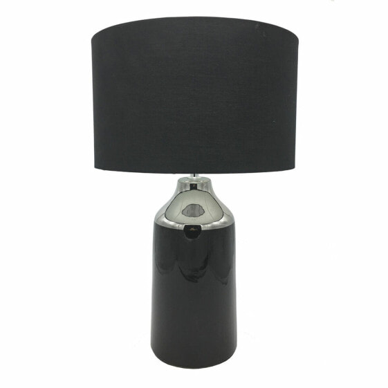 Декоративная настольная лампа DKD Home Decor Чёрный Многоцветный Серебряный Металлический Керамика 50 Вт 220 В 32 х 32 х 52 см