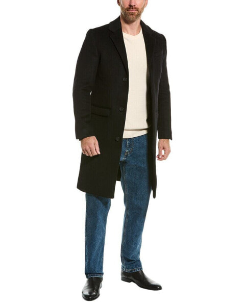 Allsaints Limma Wool-Blend Coat Men's Black 38