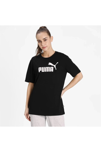 ESS Logo Boyfriend Tee Puma Black