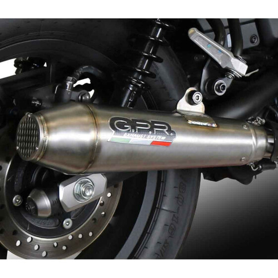 GPR EXHAUST SYSTEMS MX-Cone Slip On Muffler Tiger 1200 Explorer XR/XRT/XCX/XCA 11-16 Euro 3 Homologated