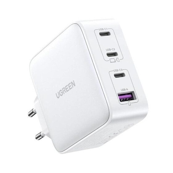 Ugreen USB-A+3xUSB-C 100W GaN Tech Fast Wall Charger EU White