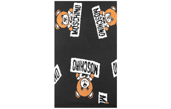 Шарф Moschino Bear Wool Shawl Black