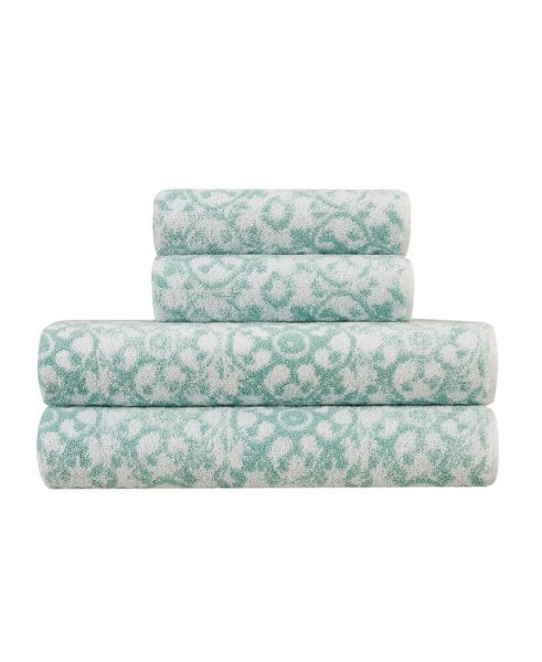 Aziza 4 Piece Bath Towel Set