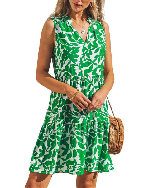 Платье женское безрукавка яркое CUPSHE "Яркие тропики"
