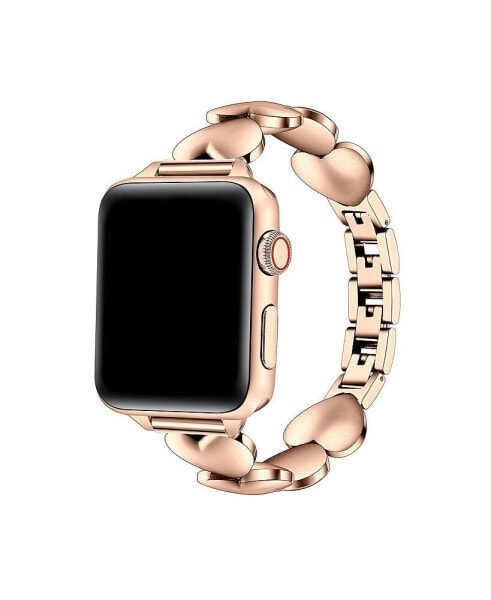 Women's Aphrodite Heart Stainless Steel Band for Apple Watch 42mm, 44mm, 45mm, 49mm