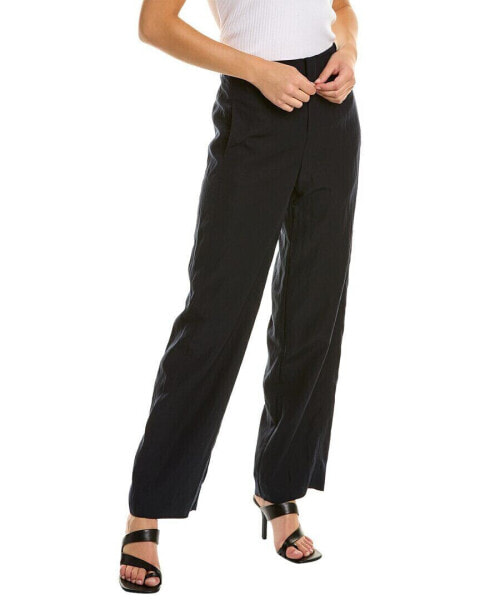 Брюки женские VINCE High Waist Seamed Fluid Pant Коричневые 0