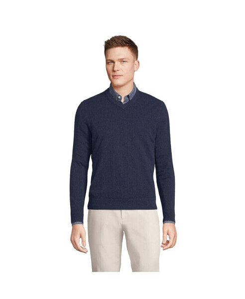 Men's Fine Gauge Cashmere V-neck Sweater