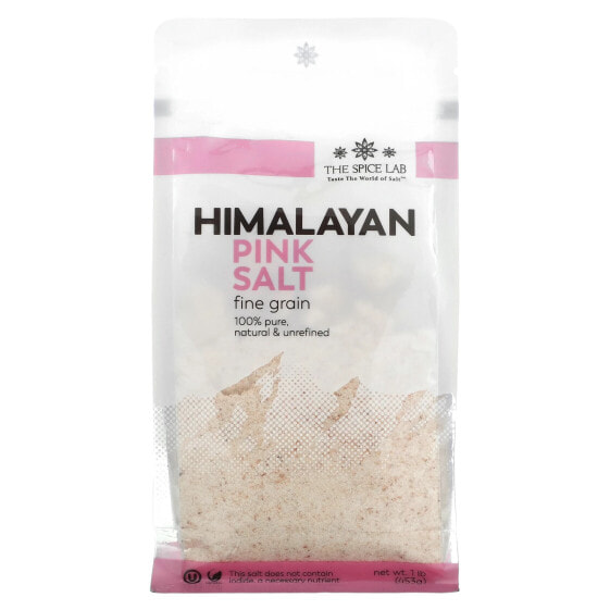 The Spice Lab, гималайская розовая соль, крупного помола, 453 г (1 фунт)