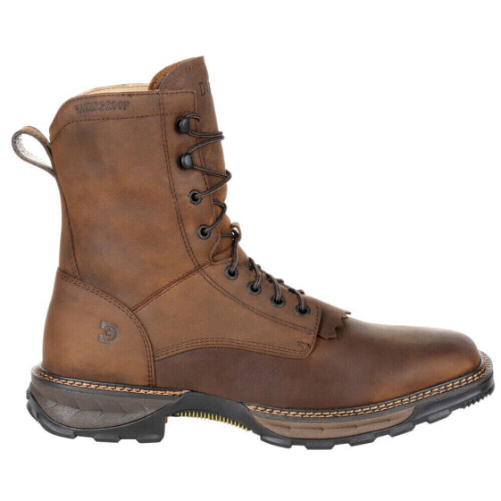 Durango Maverick Xp Square Toe Waterproof Lacer Work Mens Brown Work Safety Sho