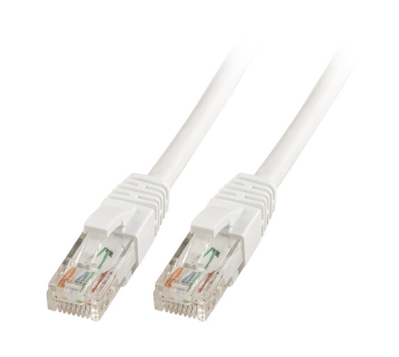 Lindy 0.5m Cat.6 U/UTP Cable - White - 0.5 m - Cat6 - U/UTP (UTP) - RJ-45 - RJ-45