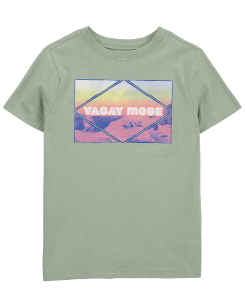 Kid Vacay Mode Graphic Tee L
