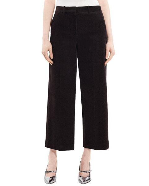 Theory Relaxed Straight Pant Women's Brown 6