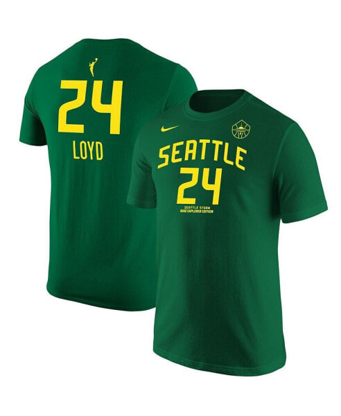 Men's Jewell Loyd Green Seattle Storm Explorer Edition Name and Number T-shirt