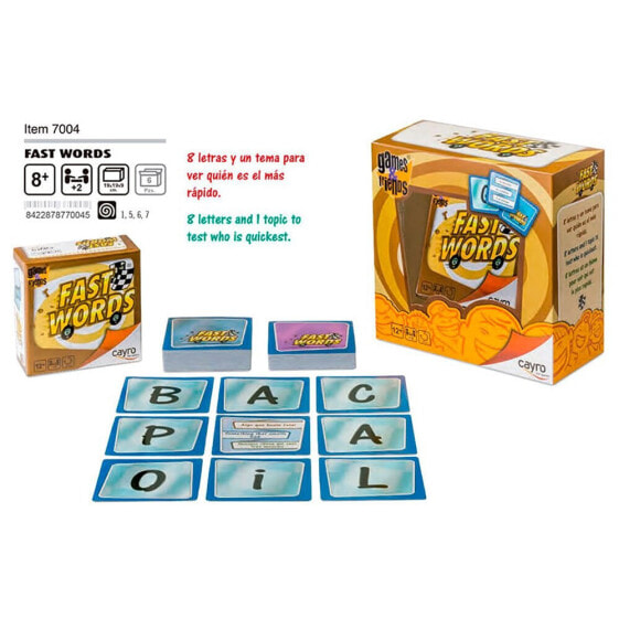 CAYRO Fast Words Tables Board Game