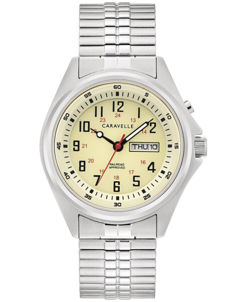 Часы Caravelle Traditional Stainless Steel   40mm