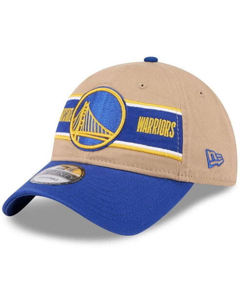 Men's Tan/Royal Golden State Warriors 2024 NBA Draft 9TWENTY Adjustable Hat