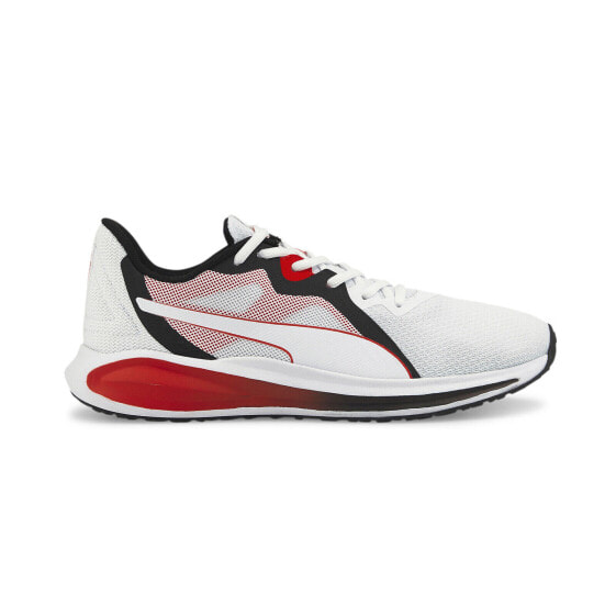 Puma Twitch Runner 37628904 Mens White Canvas Athletic Running Shoes 10