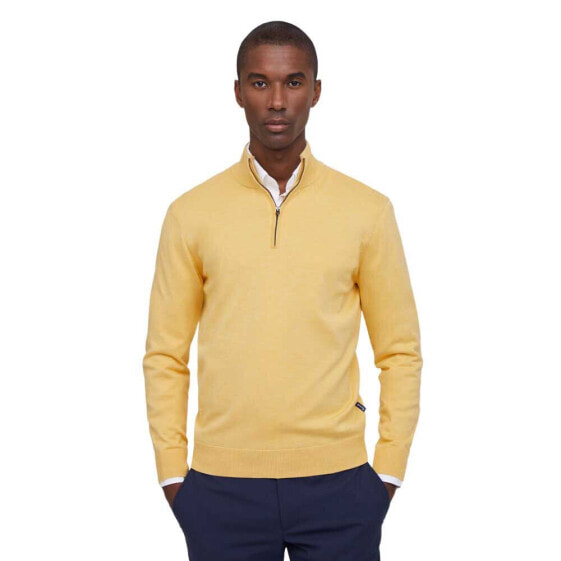 FAÇONNABLE Cosilk Half Zip Sweater