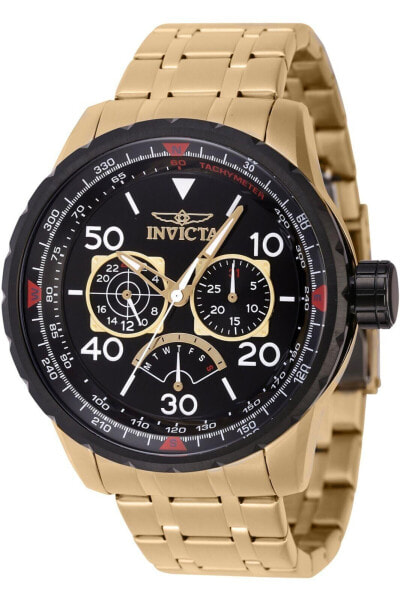 Часы Invicta Aviator 48mm Gold 46985