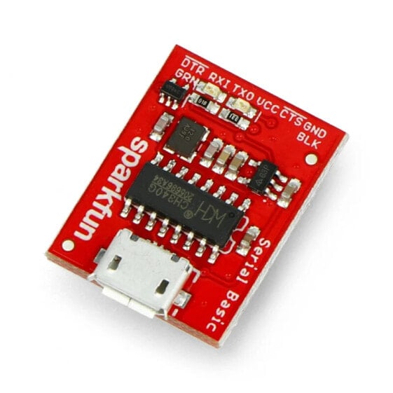 Serial Basic - USB-UART converter CH340G - microUSB socket - SparkFun DEV-14050