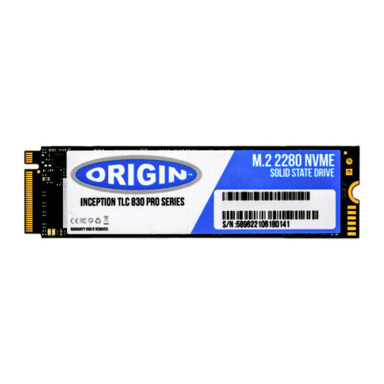 Origin Storage 1TB PCIE M.2 NVME SSD 80mm - 1000 GB - M.2 - 3500 MB/s - 32 Gbit/s