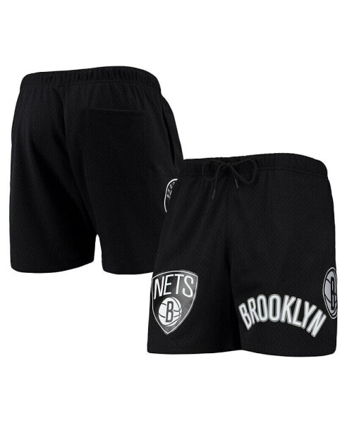 Men's Black Brooklyn Nets Mesh Capsule Shorts