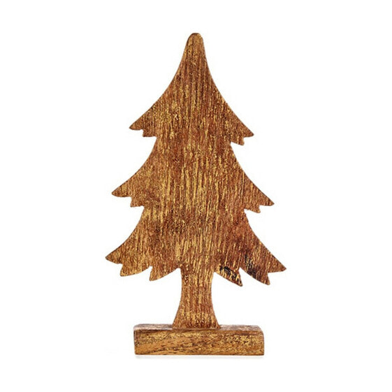 Новогодняя ёлка искусственная Krist+ Позолоченный Деревянный (5 x 31 x 15,5 cm)