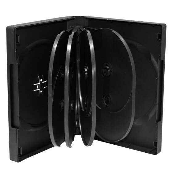 MEDIARANGE BOX35-10 - DVD case - 10 discs - Black - Plastic - 120 mm - 33 mm