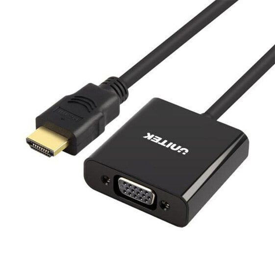 HDMI to VGA with Audio Adapter Unitek Y-6333 Black