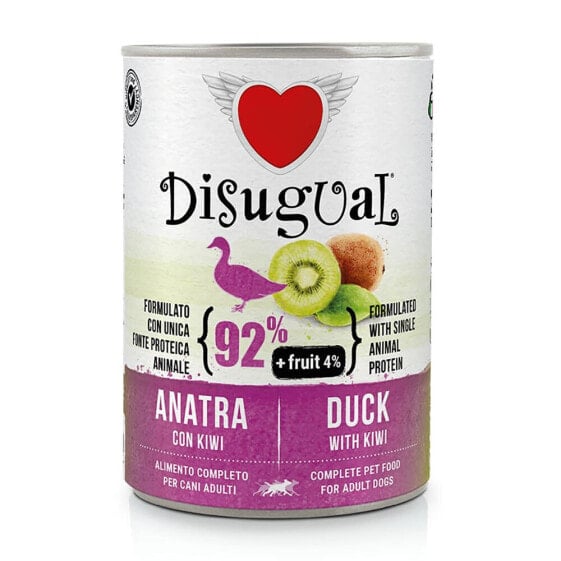 DISUGUAL Fruit Duck Kiwi 6x400g Wet Dog Food