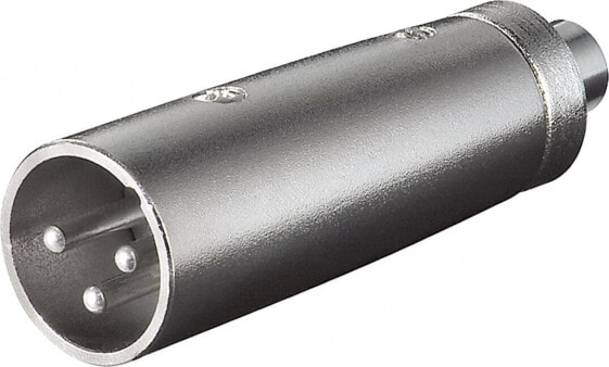 Goobay Adapter XLR - RCA (Cinch) srebrny (JAB-857180)