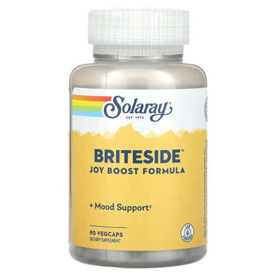 Solaray, Briteside, формула для повышения радости, 90 растительных капсул
