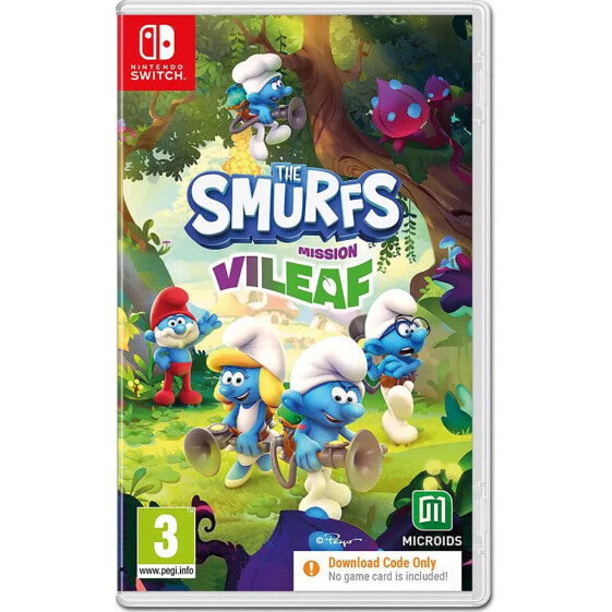 NINTENDO GAMES Switch The Smurfs Mission Vileaf Smurftastic Edition Code in Box