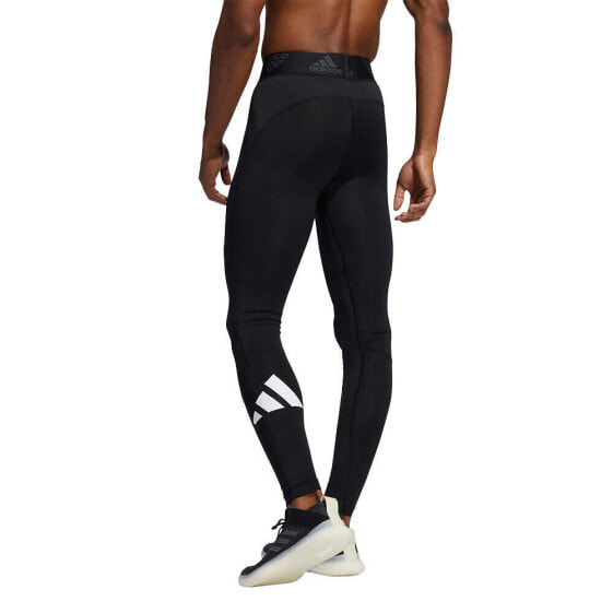 [GL0452] Mens Adidas Techfit 3 Bar Long Tights