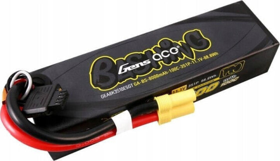 Gens Ace Akumulator Gens ace G-Tech 8000mAh 11.1V 100C 3S1P Lipo z konektorem EC5-Bashing Series