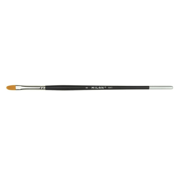 MILAN ´Premium Synthetic´ Cat´S Tongue Paintbrush With Short Handle Series 641 No. 8
