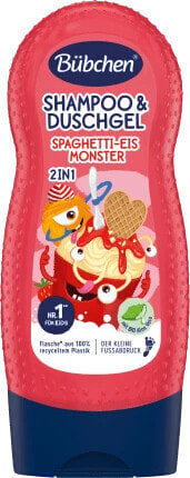 Kinder Shampoo & Duschgel 2in1 Spaghetti-Eis Monster, 230 ml