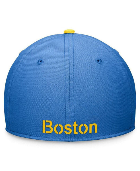 Men's Light Blue/Gold Boston Red Sox 2024 City Connect Swoosh Flex Hat