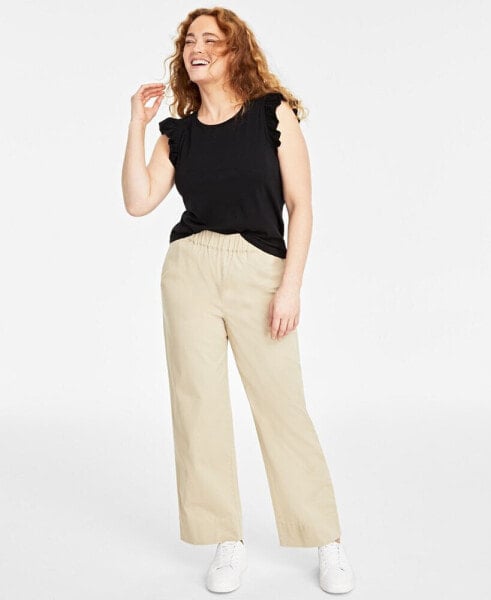 Women's Pull-On Chino Pants, Created for Macy's