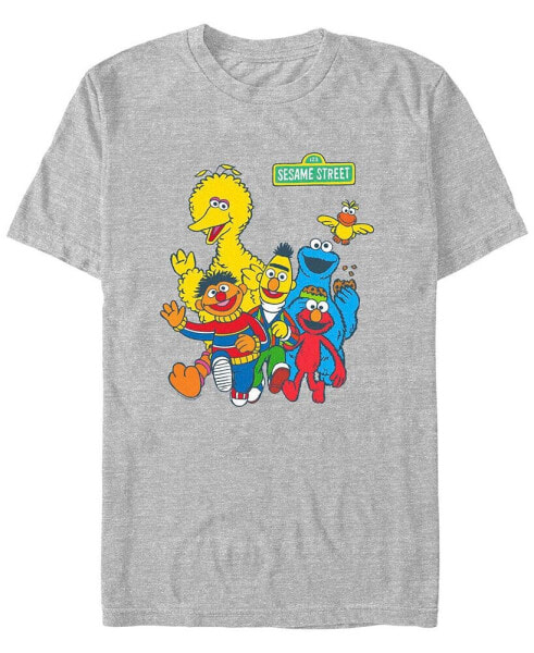 Men's Sesame Street Counting Short Sleeve T-shirt