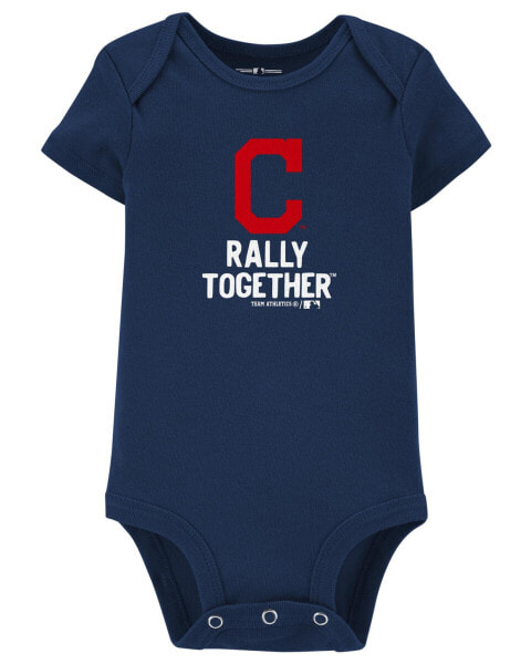 Baby MLB Cleveland Baseball Bodysuit 3M