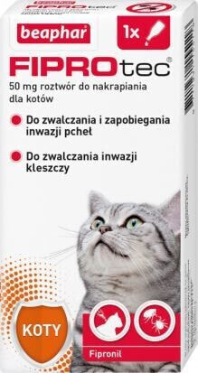 Beaphar Fiprotec dla kotów - 50mg