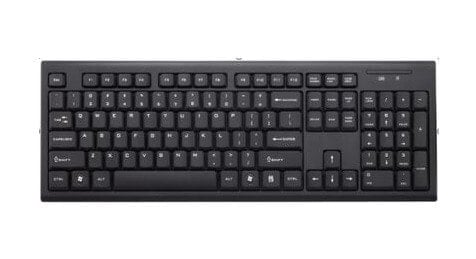 MediaRange MROS111 клавиатура Беспроводной RF QWERTZ Черный