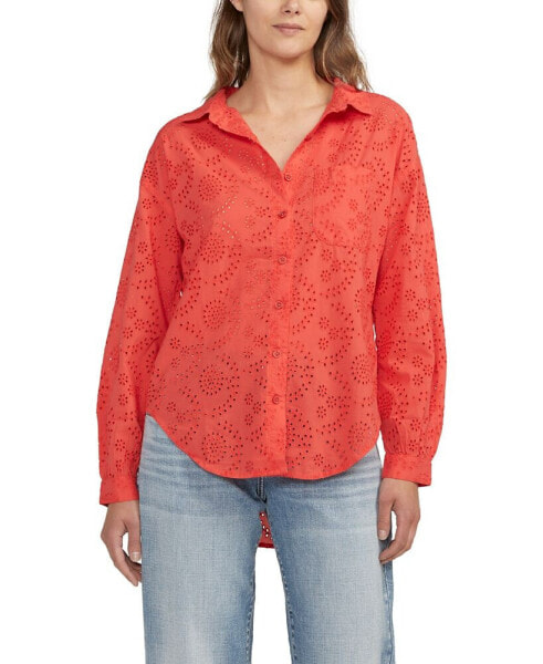 Women's Relaxed Button-Down Shirt